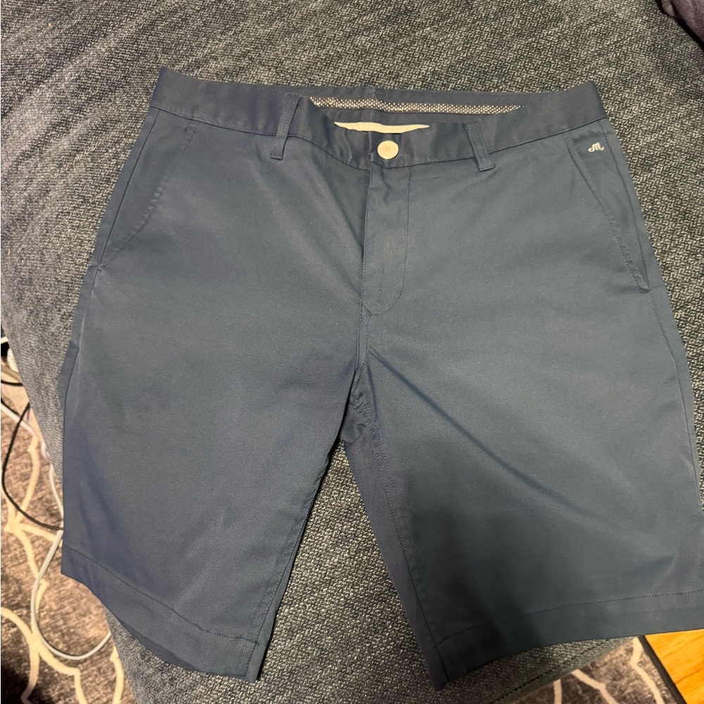 Bonobos Navy Flat Front Shorts